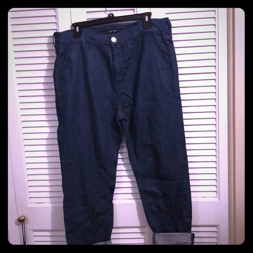 NWT Escada boyfriend jean capris sz 40 US 8